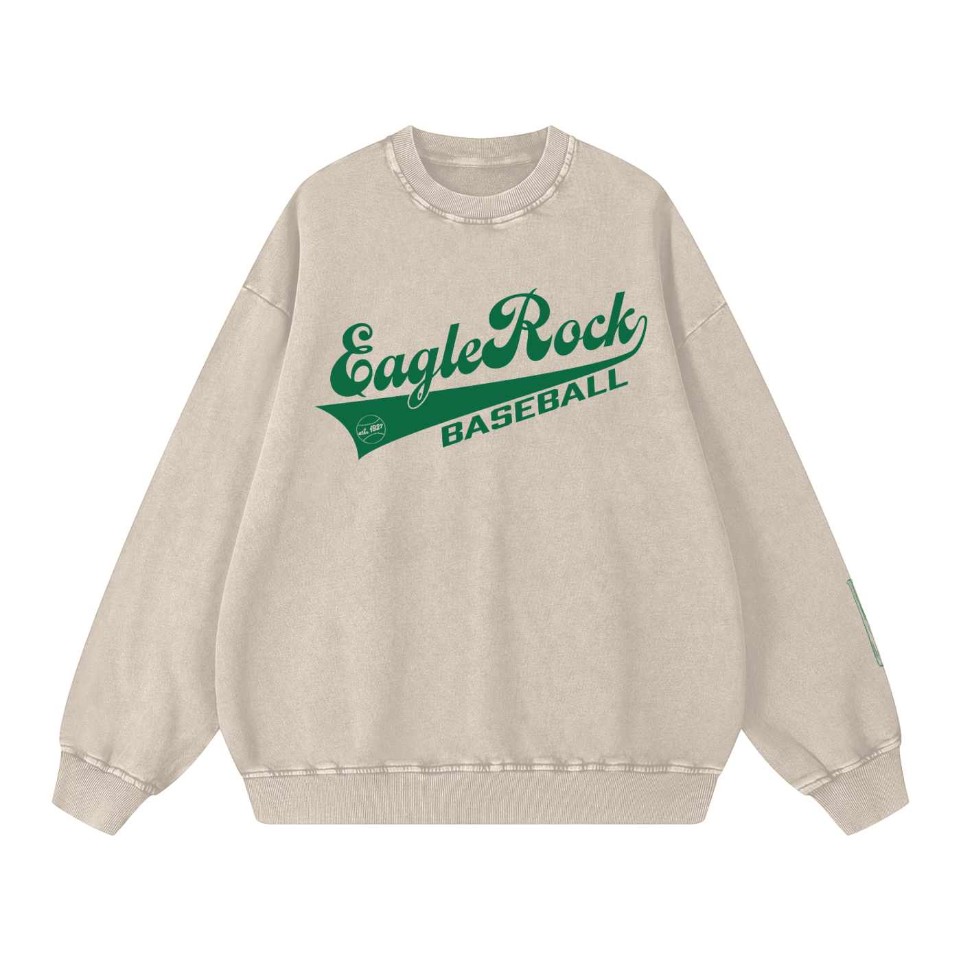 Snow Washed Oversized Sweatshirt