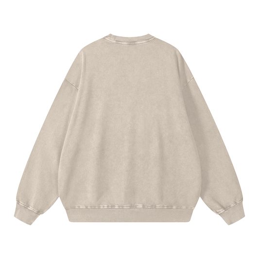 Snow Washed Oversized Sweatshirt